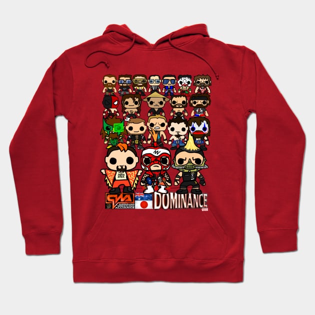 QWA Dominance 2018 Pop Vinyl Hoodie by ChewfactorCreative